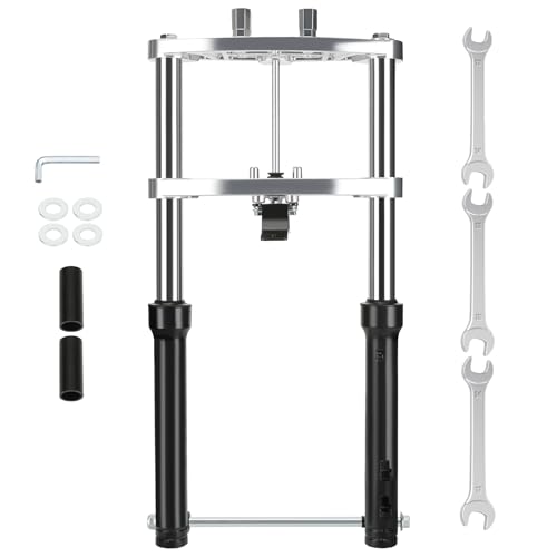 Image of Mini Bike Front Forks Suspension Kit Replacement for Coleman Minibike CT200U CT200U-EX BT200X Axis M200 196cc 200cc 6.5HP Powersports Parts Accessories Shock Absorber Forks Frame Assembly
