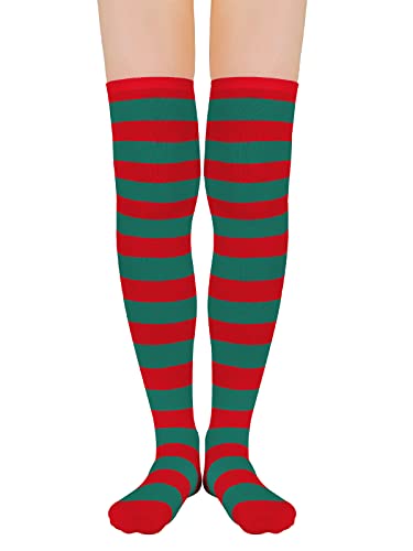 Image of Century Star Thigh High Socks Long Over Knee High Socks for Women Casual Athlete Striped Knee High Stocking