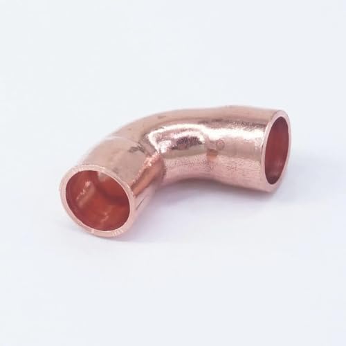 Tuyau d'alimentation en cuivre 14x0,8 mm à angle droit pour climatisation haute sécurité