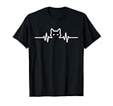 Photo Gallery heartbeat cat lover silhouette simpatico proprietario di gatti amante degli animali domestici maglietta Photo Gallery heartbeat cat lover silhouette simpatico proprietario di gatti amante degli animali domestici maglietta