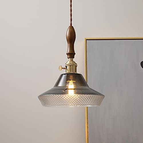 Lámpara colgante de cristal de estilo japonés para pasillo
