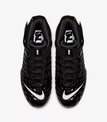 Nike Force Savage Pro 2 Detachable Men's Footabll Cleats Black White BV3981-001 Size 18