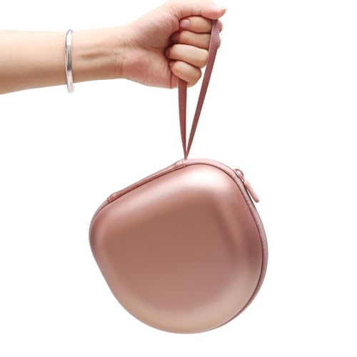 Headphone Case Compatible with Glynzak/BERIBES/TOZO/KVIDIO/Beats/Soundcore Anker/JBL Noise Cancelling Over-Ear Headphones, Rose Gold