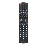 GHUST N2QAYB000321 Remote Control Replacement for Panasonic TV TC-P42C1N TC-P42X1N TC-P50C1N TC-P50X1N TC-P54S1 TC-P58S1 TC-26LX14 TC-32LX14, TC-32LX14N TC42P1 TC-42PS14 TC-42PX14 TC-50PS14 TC-50PX14