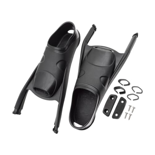 Lljsszr Scuba Diving Fins Snorkel Fins Swimming Flippers Swim Fins for Travel Lap Swimming , Black, XS