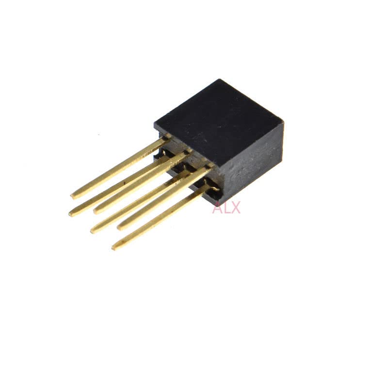 20PCS 6 PIN Double Row Straight Female PIN Header 2.54MM Pitch pin Long 11MM Strip Connector Socket 2X3 6PIN 2 * 3 for arduino PCB