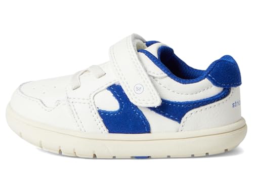 Basket Stride Rite SRT London en cuir blanc cassé premium