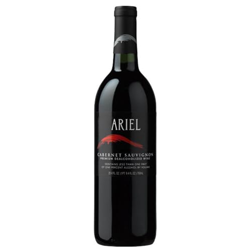 Ariel Vineyards Chardonnay and Cabernet Sauvignon Dealcoholized Wine - Bundled by Louisiana Pantry (Combo, 2 Pack)