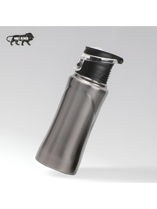 Botella de agua de acero inoxidable con acabado elegante de alta gama 2