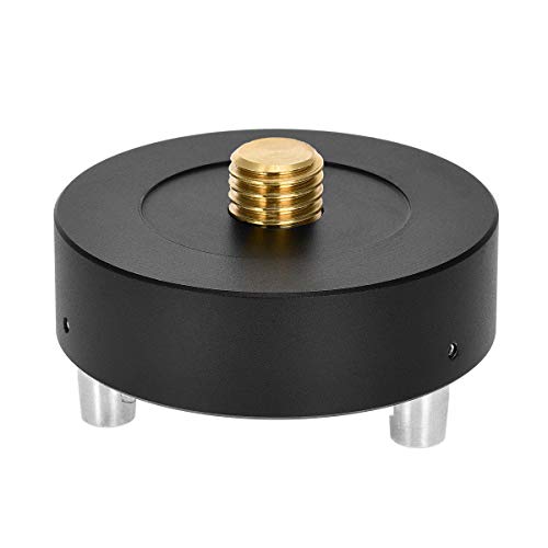 AdirPro Fixed Tribrach Adapter - Laser Adjuster - Optical Plummet Adapter - Level Surveying Adapter Adapter Base Tribrach Tripod for Mounting GPS