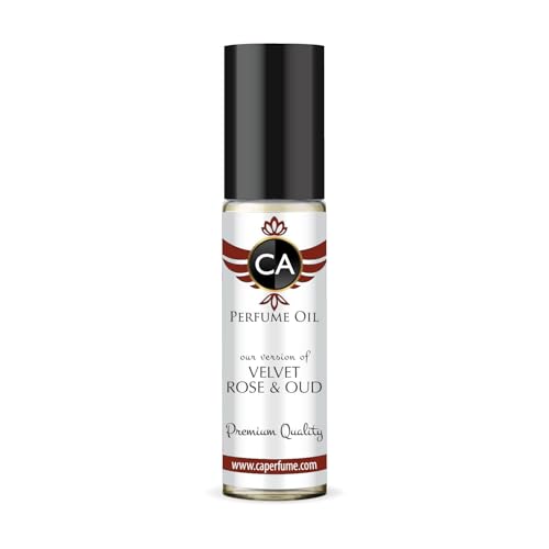 CA Perfume Impression of Velvet Rose &amp; Oud for Men Eau De Parfum Amber Floral Scent Long Lasting Cologne for Men Travel Size TSA Ready for Day and Night Wear 0.33 Fl Oz 10ml