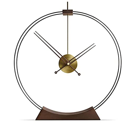 Nomon Aire G Table Clock | Fiberglass/Ash Wood/Brass #TOP5