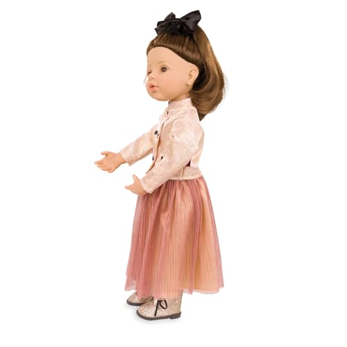 Götz 2566506 Happy Kidz Greta Jubilee Puppe - 50 cm große Multigelenk-Stehpuppe, braune Haare, braune Augen - 7-teiliges Set – Bild 5