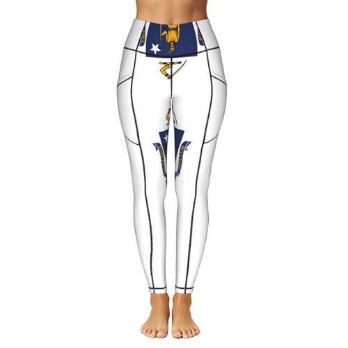 Leggings de Massachusetts anti-transparencias con bolsillos para gimnasio mujer 2