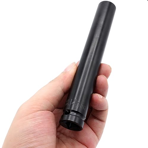 Image of 1 /2 inch Drive by 14mm Deep Impact Socket, Heat-Treated CR-V Steel 6 inch Length, 6-Point Metric Size (14mm)