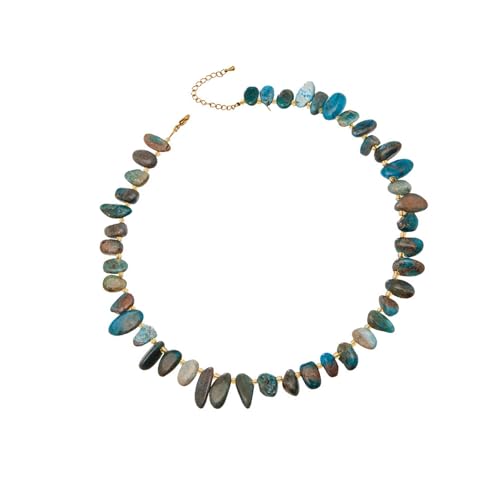 Collier de perles irrégulières en acier inoxydable : fini les bijoux qui noircissent