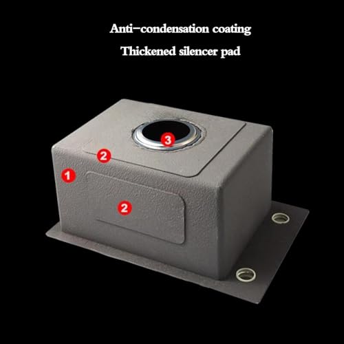 Mini-évier en acier inoxydable 35cm bac simple pour kitchenette et studio - 8