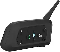 Intercomunicador V6 Pro Plus com Bluetooth 5.1 para Moto 1200m Bateria 12h