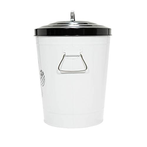 Amici Pet, , Zentangle Pet Food Large Metal Storage Bin, Paw, Small - Image 5