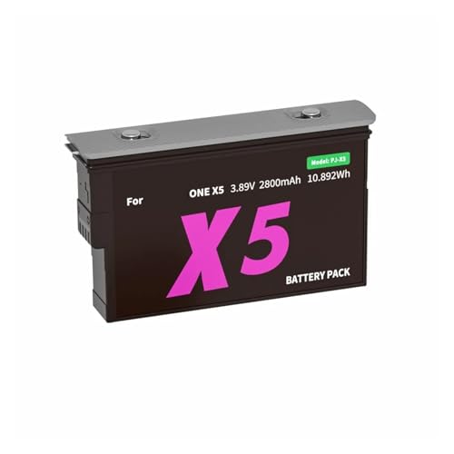 Batería One X5 recargable repuesto 2800mAh y estación de carga doble caja para cámaras