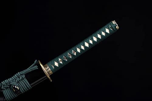 Handmade Katana Sword Fully Hand Forged Damascus Folded Steel Japanese Samurai Sword Full Tang Real Sharp Blade #TOP5