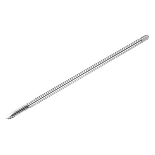 M METERXITY 1-Pack M5x0.8mm Metric Thread Tap, HSS 150mm Length Straight Flute Right Hand Thread Screw Tapping Tool for Drilling/Milling Machines/CNC Machine Tools