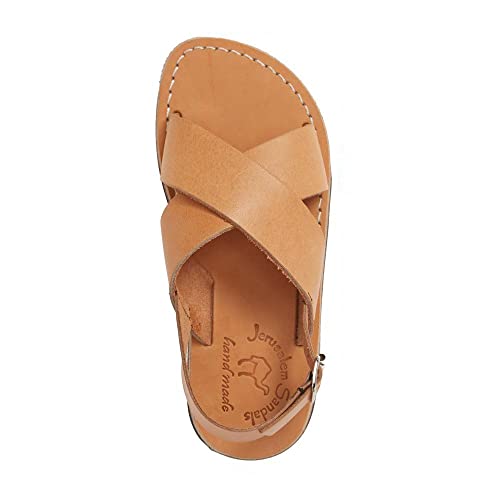 Elan Buckle - Leather Thick Strap Sandal - Womens Sandals3
