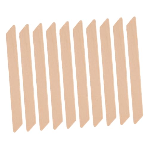 Ipetboom 10 Piezas Palo De Depilación Barra De Cera Para Cejas Palos De Cera Barras De Cera Para Labios Depilación Con Cera Barras De Cera Para La Nariz Aplicador De Cera Nasal Madera Beige