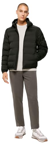 Springfield 956381 Abrigo, Negro, L para Hombre