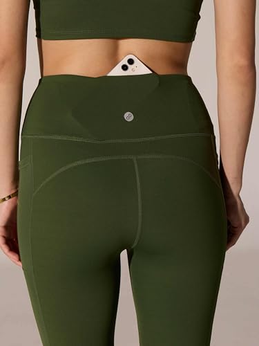 Image of CAVA Women's All Day Flex Flare Pants | High-Waist Flared Yoga Pants with Wide Waistband, 3 Pockets & Anti-Camel Toe | Stretchy, Flattering Activewear for Work & Everyday Wear