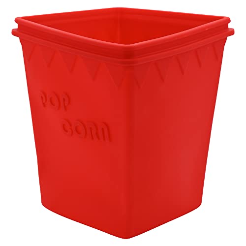 Pipoqueira de Silicone para Microondas Vermelha 26CM