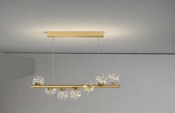 Lustre en verre LED pour table longue : l'éclairage uniforme sans éblouissement
