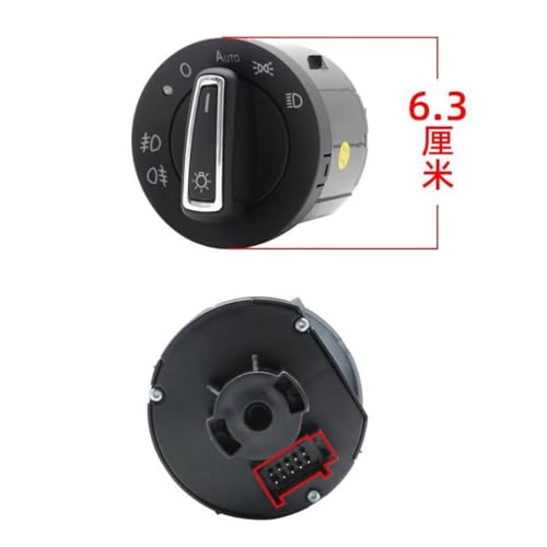Interruptor de control de faros soluciona mandos gastados en VW Amarok MK1 de 2010 a 2022 4