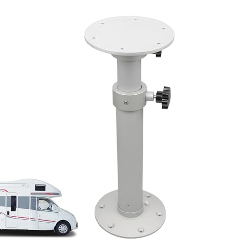 Pied de table camping-car réglable en hauteur support aluminium