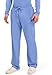 Cherokee Scrubs for Men Tapered Leg Cargo Scrub Pants with Zip Fly, 5 Pockets Elastic Waist 2-Way Stretch & Easy Care - WW190, XL, Ciel Blue
