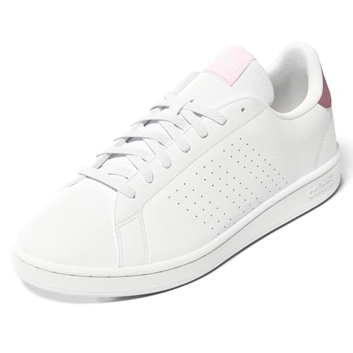 Image of adidas Womens Advantage Lace Up Sneakers Shoes Casual - White