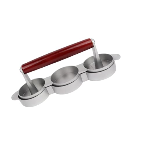 Mikikit DIY Burger Press Patty Maker Tool Compartment Meat Press Mold for Hamburgers Sausage Patties and Rice Cakes Non Stick Coating for Easy Release for Home