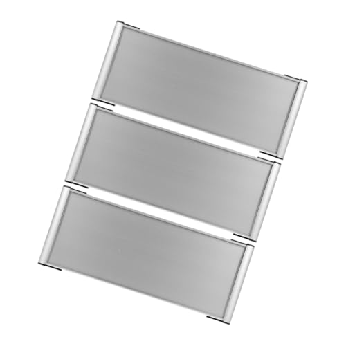 Porte-plaque nominative personnalisable et solide double face