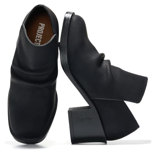 Project Cloud Genuine Leather Slouch Boots