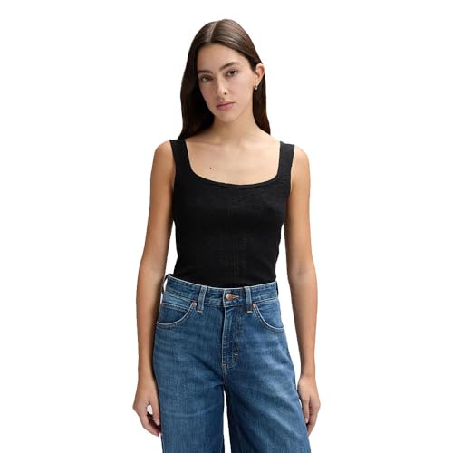Lee Knitted Tank T-Shirt Femme pour Vos Sorties d'Été Ensoleillées