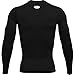 Under Armour Men's Armour HeatGear Compression Long-Sleeve T-Shirt , Black (001)/White, Medium