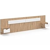 cabeceros de cama con mesitas colgantes