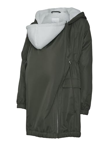 MAMALICIOUS Female Jacke Kapuze Elastische Bündchen Jacke
