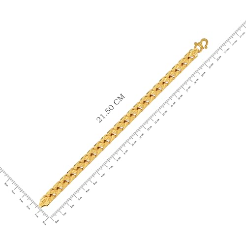 Image of Joyalukkas 22K (916) Purity Modest Opulence Gold Bracelet For Men
