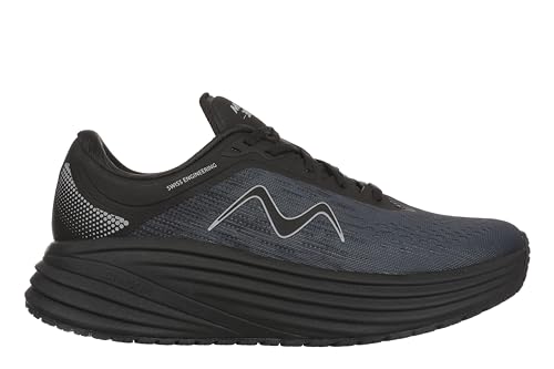 MBT M-3000 Lace Up Running Shoes in Black for Women