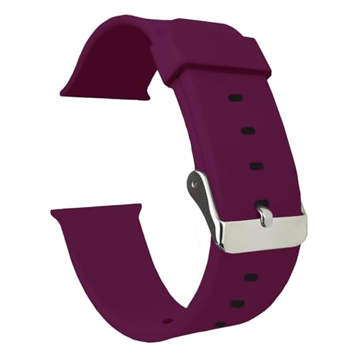 Image of ACM Watch Strap Slide 42MM 44MM 45MM 46MM 49MM Silicone Belt Compatible With Boat Wave Elevate Smartwatch Classic Casual Band Purple