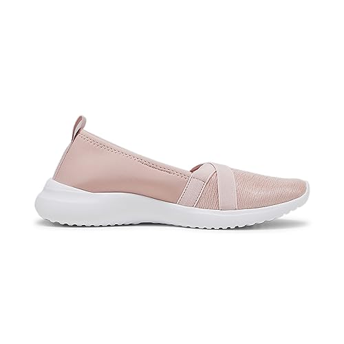 PUMA PUMA Womens Adelina, Future Pink-Frosted Ivory-PUMA Womens White, 11