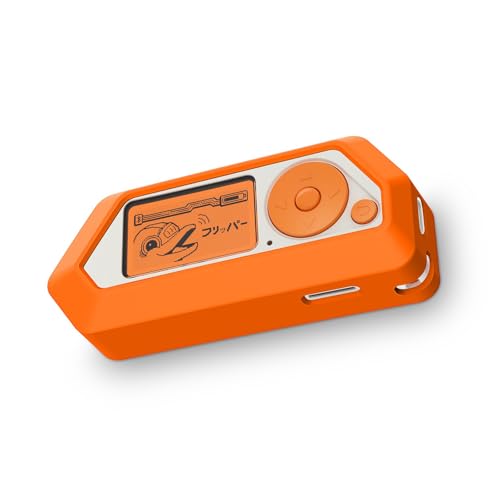 Cleminsta Schutzhülle für Flipper Zero, Case für Flipper Zero Silikon, Flipper Zero Hülle, Weiche Schutzhülle Kompatibel mit Flipper Zero Orange