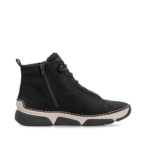 Rieker Damen Stiefeletten 45912-00 Schwarz Gr. 38 – Ansicht 2