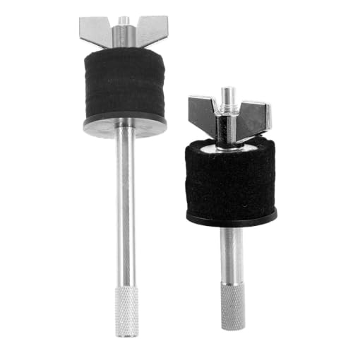 2 piezas de apilador de platillos para hi-hat y brazo de montaje para platillos para batería miniatura 1